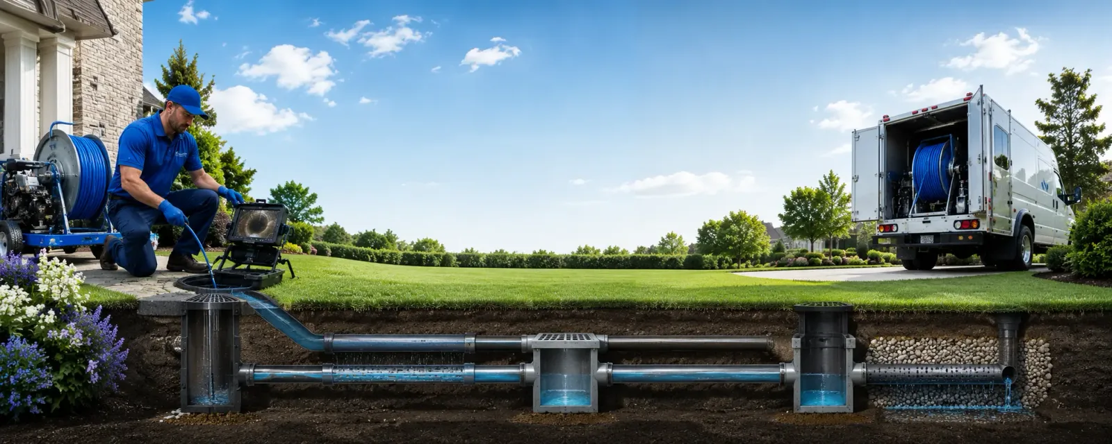 Outdoor drain cleaning information for Milnesville, PA